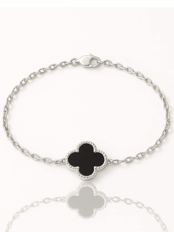 Pulseira 1 Trevo (Prata 925)