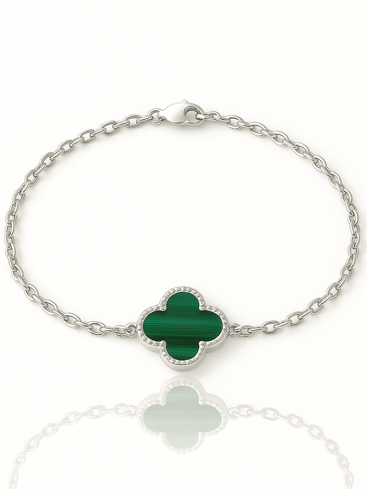 Pulseira 1 Trevo (Prata 925)