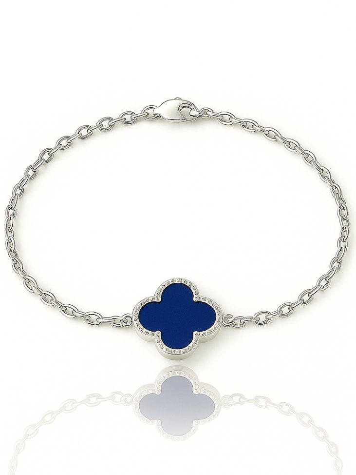 Pulseira 1 Trevo (Prata 925)