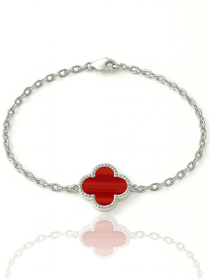 Pulseira 1 Trevo (Prata 925)