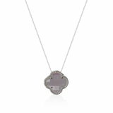 Colar Gargantilha Trevo Rose (Prata 925)