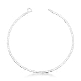 Pulseira Piastrine 2mm Masculina em Prata 925