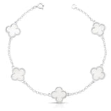 Pulseira 5 Trevos Branco