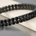 Pulseira Riviera Dupla Zircônia all Black