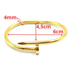 Pulseira Riviera Baquete 4mm Prata e Dourado em Zircônia (Cópia)