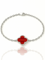 Pulseira 1 Trevo (Prata 925)