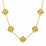 Colar de 5 Trevos Dourado