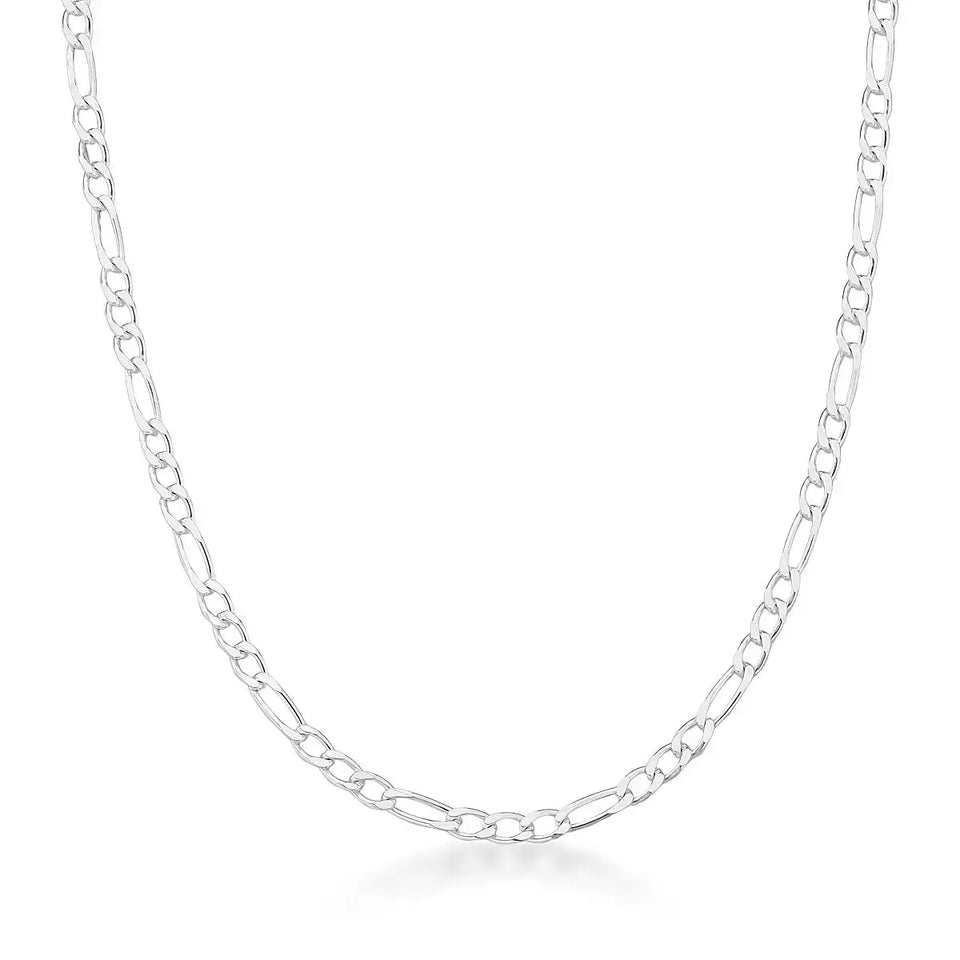 Corrente Fígaro 2mm Masculina em Prata 925
