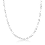 Corrente Fígaro 2mm Masculina em Prata 925