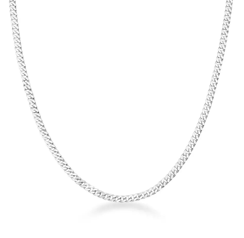 Corrente Grumet 2mm Masculina em Prata 925