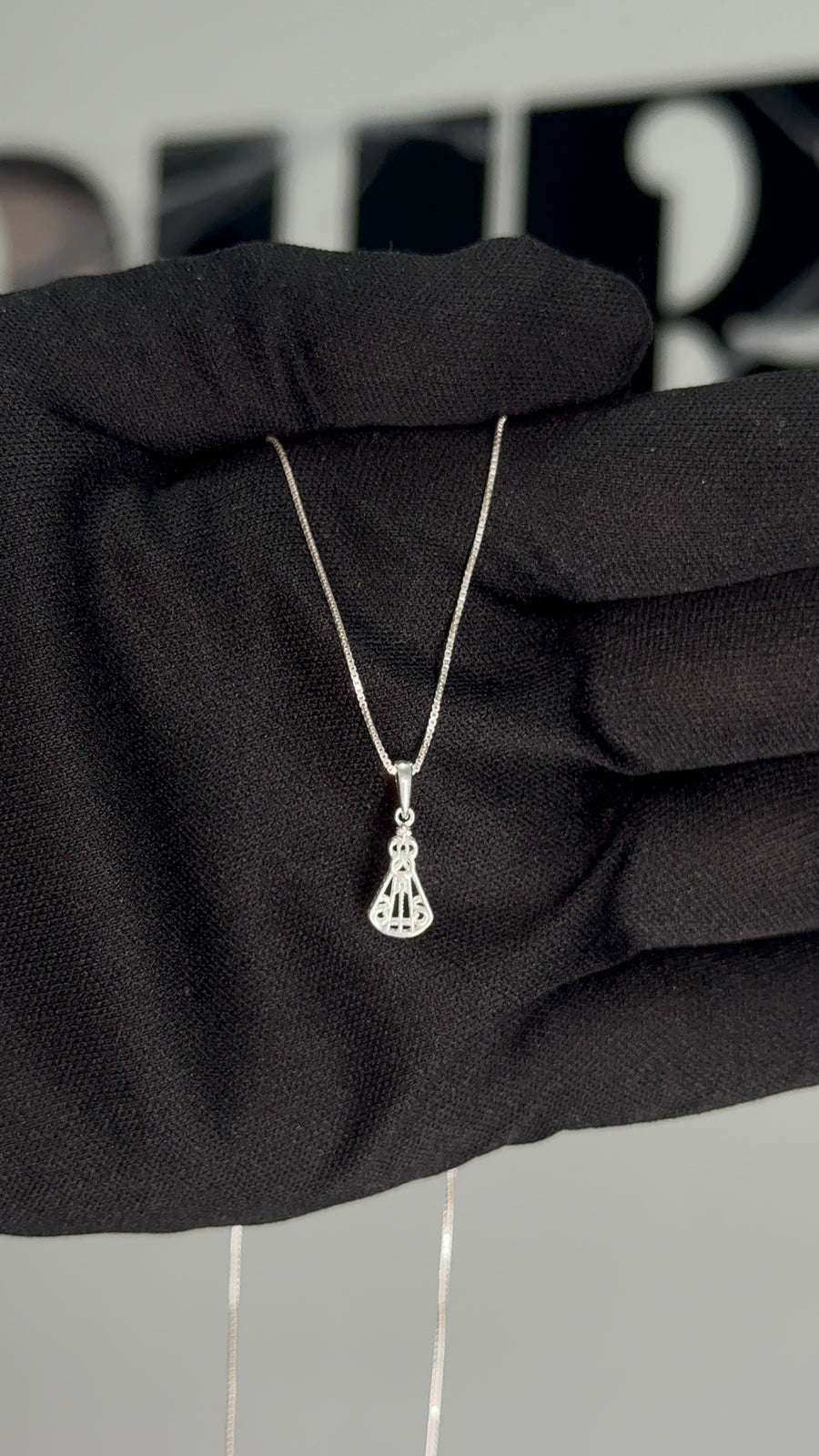 Colar Veneziana Aparecida (Prata 925)