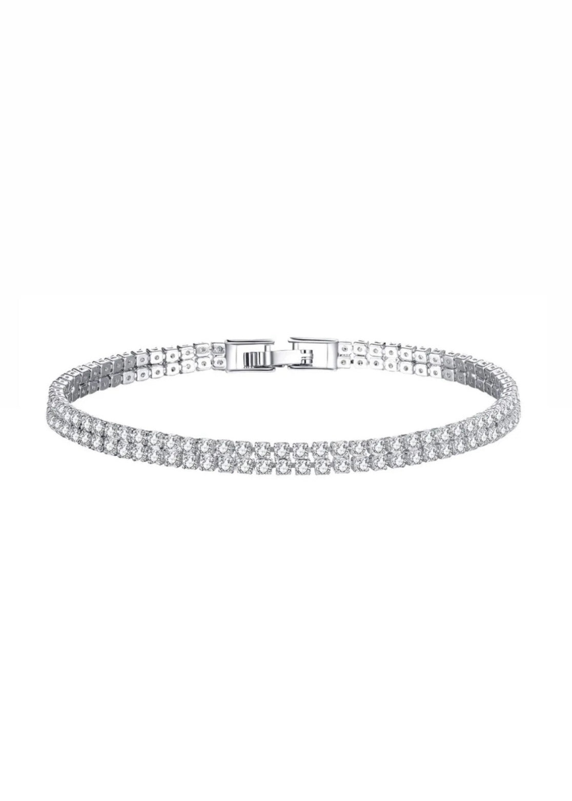 Pulseira Riviera Dupla (Banho Prata 925)