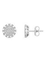Brinco Chuveirinho Cravejado (Prata 925)