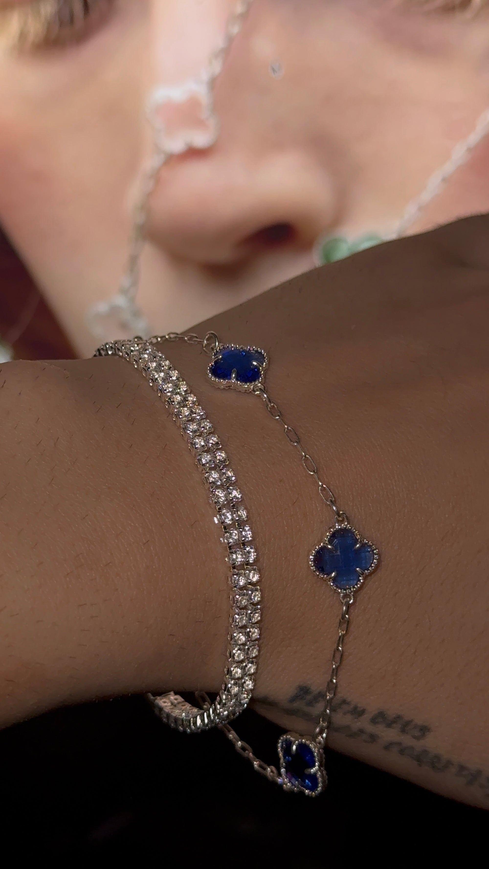 Pulseira Riviera Dupla (Banho Prata 925)
