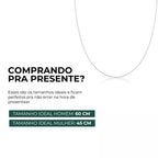 Colar Veneziana Crucifixo Jesus (Prata 925)