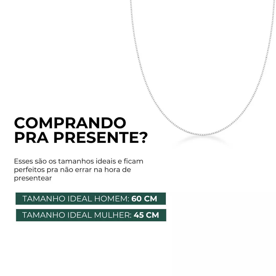 Colar Cruz Palito em Banho 18k