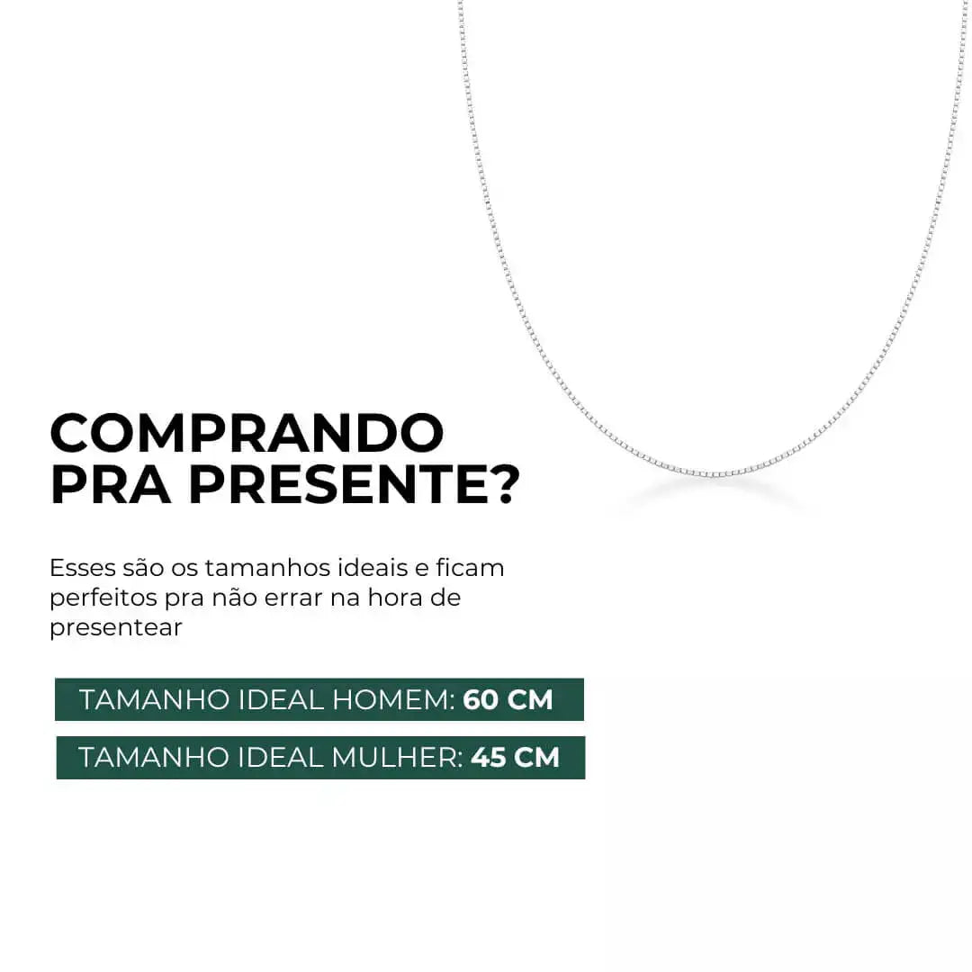 Colar 5 Trevos Preto (Prata 925)