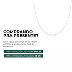 Colar 5 Trevos Cristal (Prata 925)