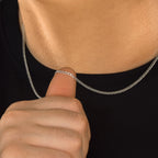 Corrente de Prata Masculina Grumet 2,3mm (Prata 925)