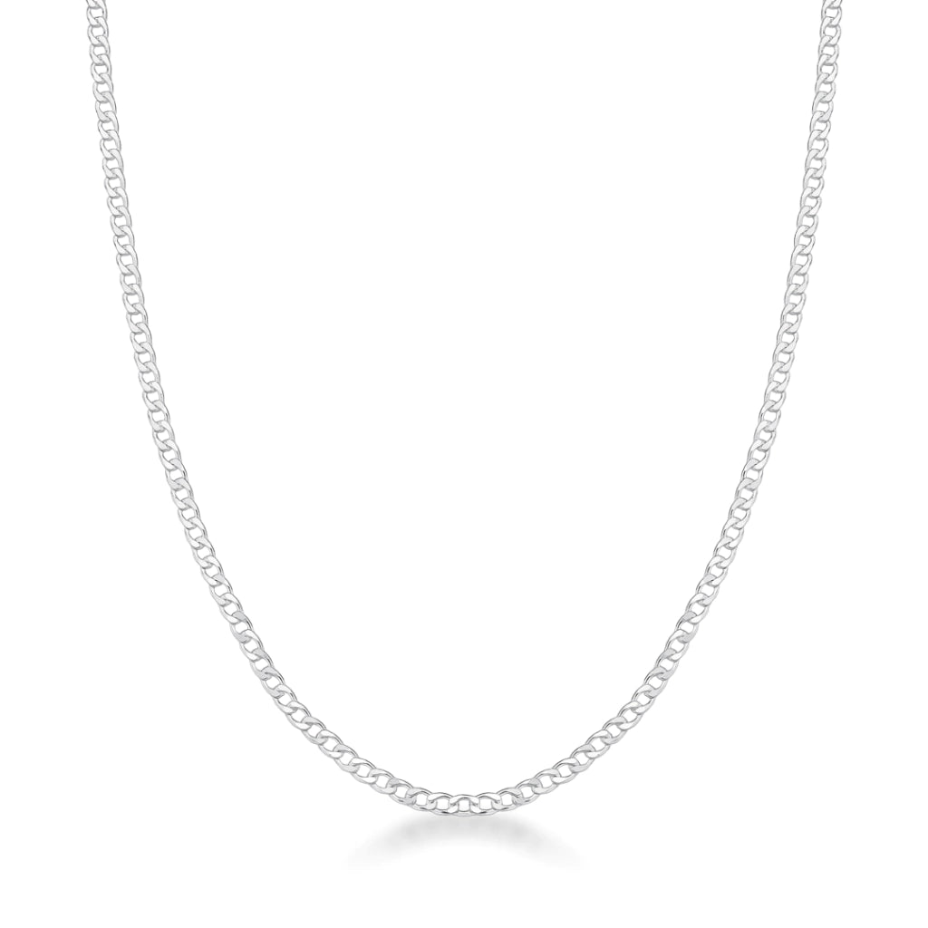 Corrente de Prata Masculina Grumet 2,3mm (Prata 925)