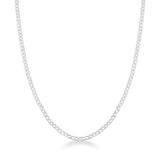 Corrente de Prata Masculina Grumet 2,3mm (Prata 925)