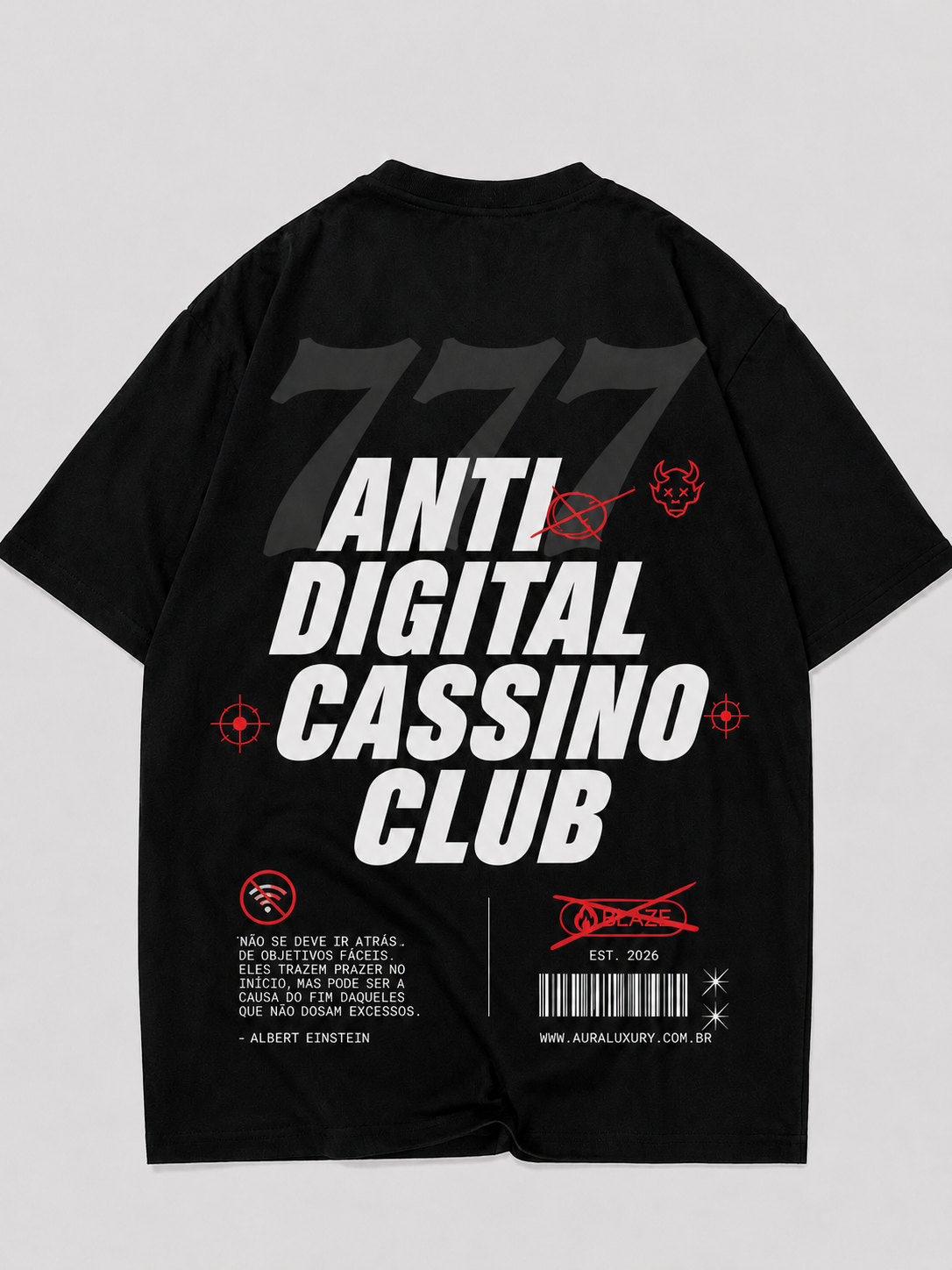 PRÉ-VENDA Camisa - Anti Digital Cassino Club