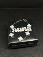 Pulseira 5 Trevos Branco