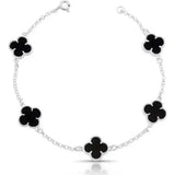 Pulseira 5 Trevos Preto