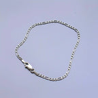 Pulseira Fígaro 2mm Masculina em Prata 925