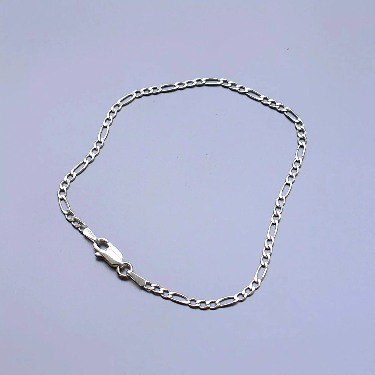 Pulseira Fígaro 2mm Masculina em Prata 925