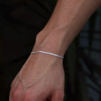Pulseira Grumet 2mm Masculina em Prata 925
