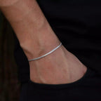 Pulseira Grumet 2mm Masculina em Prata 925