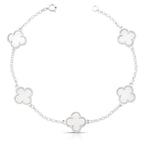 Pulseira Trevo Branco 5 Trevos