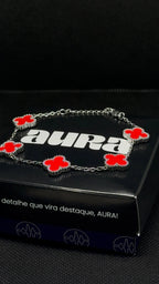 Pulseira Trevo Vermelho 5 Trevos